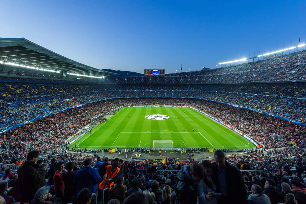 Football pitch aerial