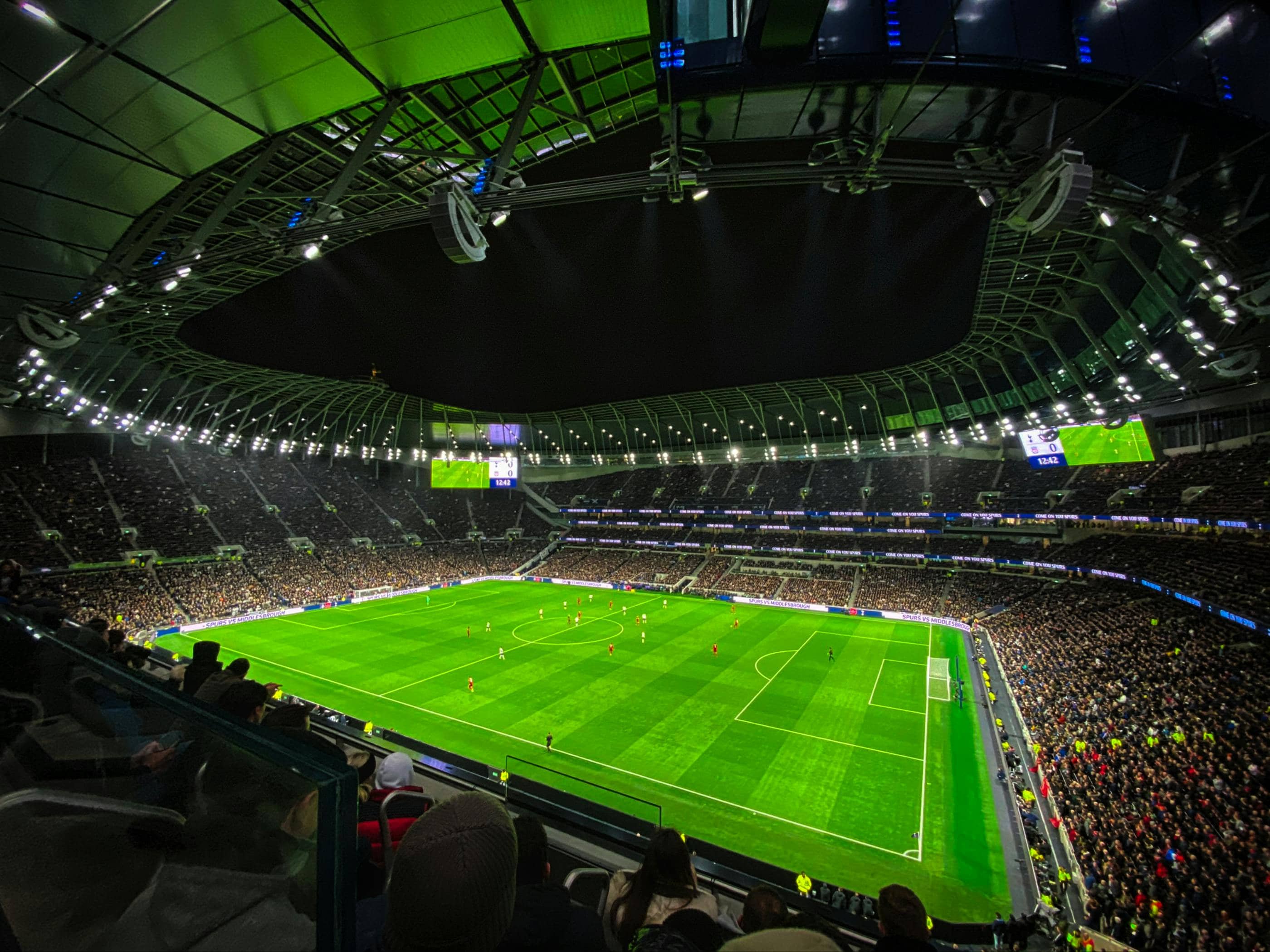 Stadium at night